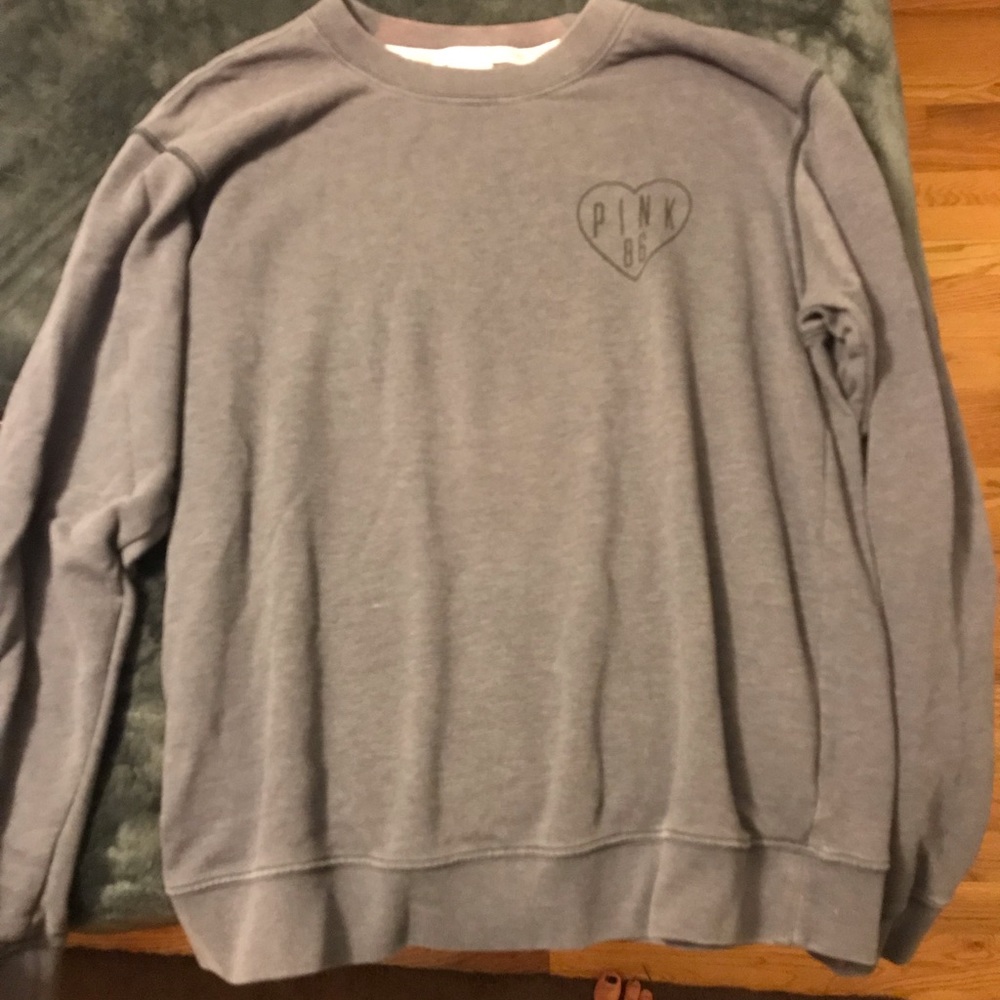Navy crew neck